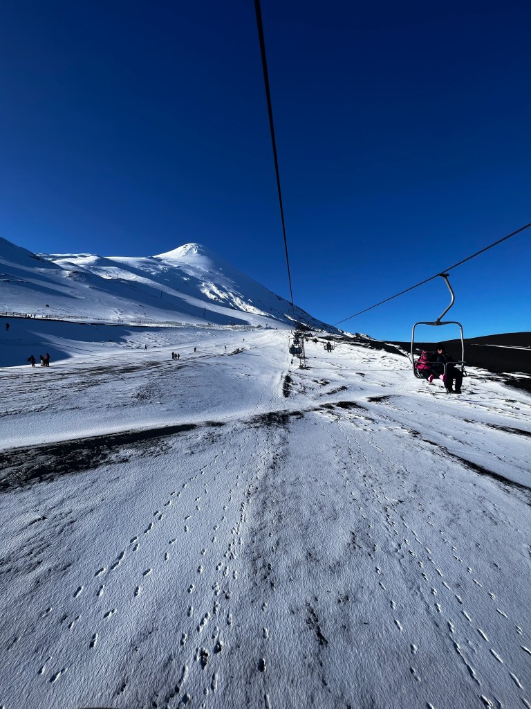ski slope and chair lift in the japan ski area of shiga kogen