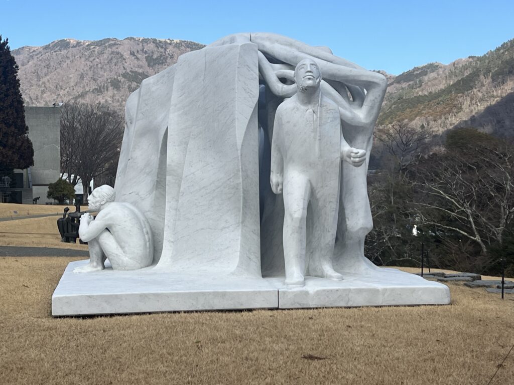Sculpture at open air museum Hakone Japan